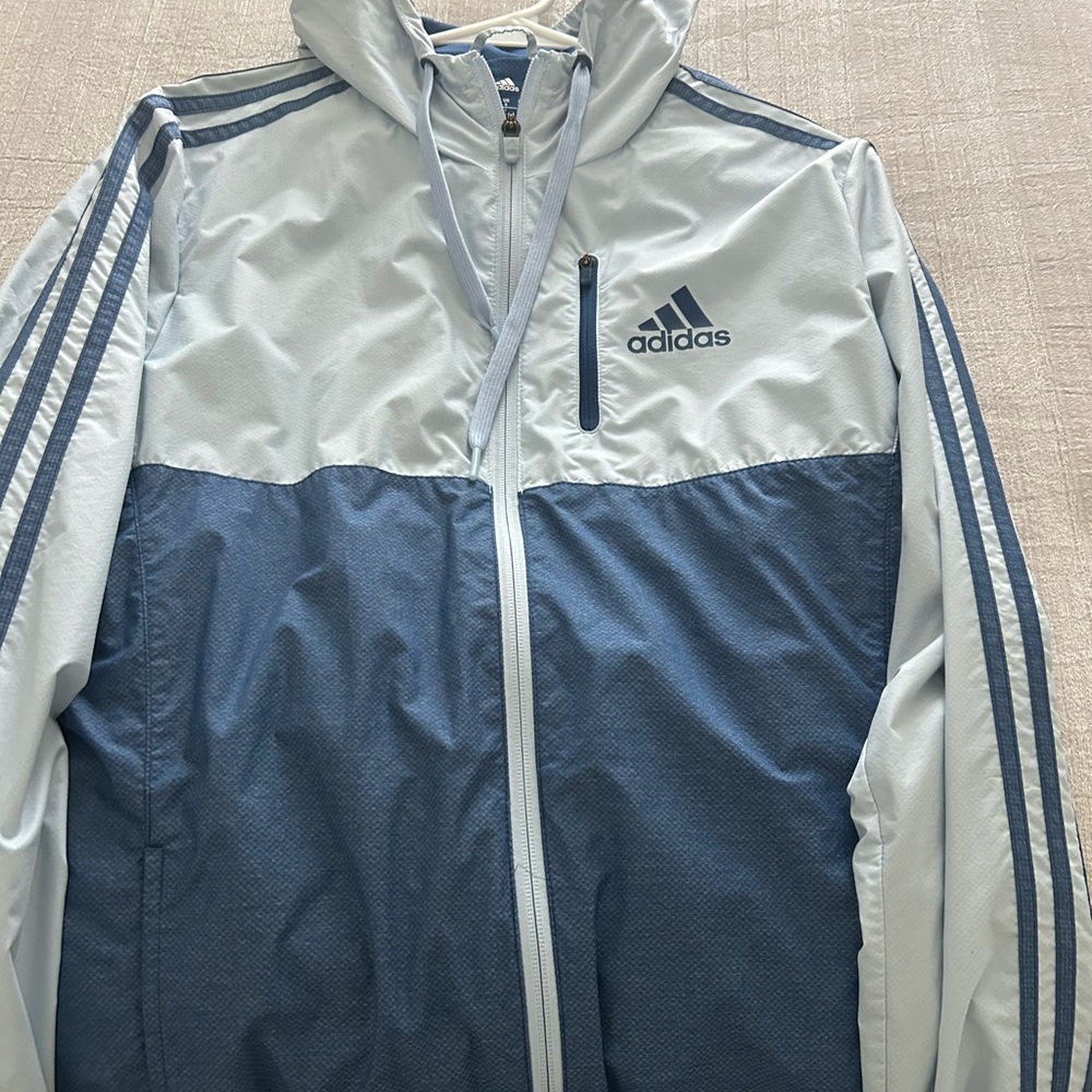 Adidas Women’s Two-Tone Blue Windbreaker